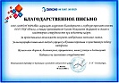 Благодарственное посьмо 13